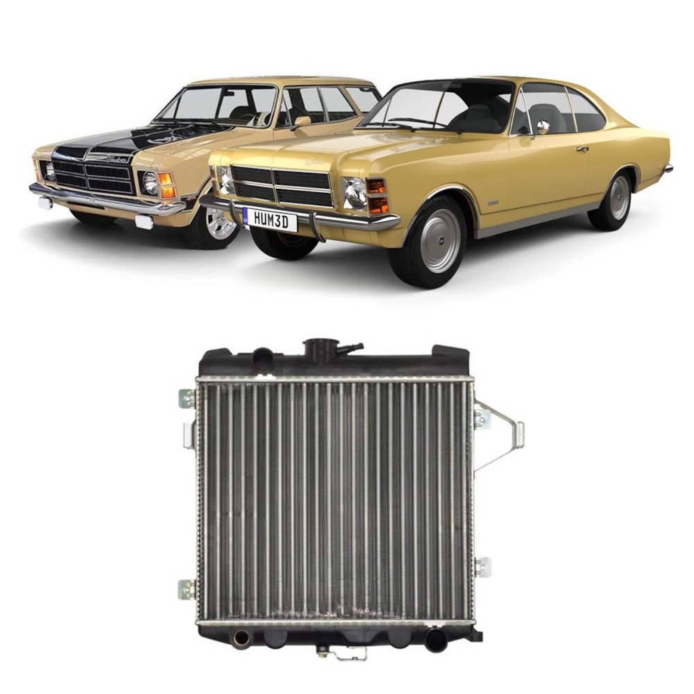 RADIADOR GM CHEVROLET CARAVAN / OPALA 2.5 8V 1983 EM DIANTE MANUAL SEM AR - VALEO