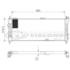 RADIADOR GM CHEVROLET CORSA 1.0 / 1.4 / 1.6 / TIGRA 1.6 16V / 1994 A 2002  - VISCONDE/MODINE