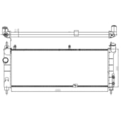RADIADOR GM CHEVROLET CORSA SEDAN 1.0/1.4/1.6 1994 EM DIANTE COM AR / CORSA CLASSIC 1.0 16V COM OU SEM AR / TIGRA COM AR - MAGNETI MARELLI