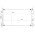 RADIADOR GM CHEVROLET CRUZE 1.8 16V 2011 EM DIANTE14 AUTOMATICO - MAGNETI MARELLI