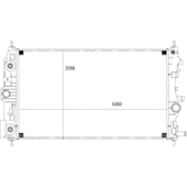 RADIADOR GM CHEVROLET CRUZE 1.8 16V 2011 EM DIANTE14 AUTOMATICO - MAGNETI MARELLI RADIADOR GM CHEVROLET CRUZE 1.8 16V 2011 EM DIANTE14 AUTOMATICO - MAGNETI MARELLI