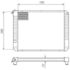 RADIADOR GM CHEVROLET D60>90 D11000>22000 1988 A 1990 - VISCONDE/MODINE