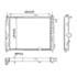 RADIADOR GM CHEVROLET MONZA 1.6 / 1.8 / 2.0 EFI 1982 A 1990 MANUAL COM OU SEM AR - VALEO