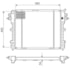 RADIADOR GM CHEVROLET OMEGA GLS 2.0 1992 A 1998 COM AR MANUAL - VISCONDE/MODINE
