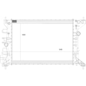 RADIADOR GM CHEVROLET ONIX / PRISMA / COBALT / SPIN 2017 EM DIANTE MANUAL COM AR - BEHR HELLA