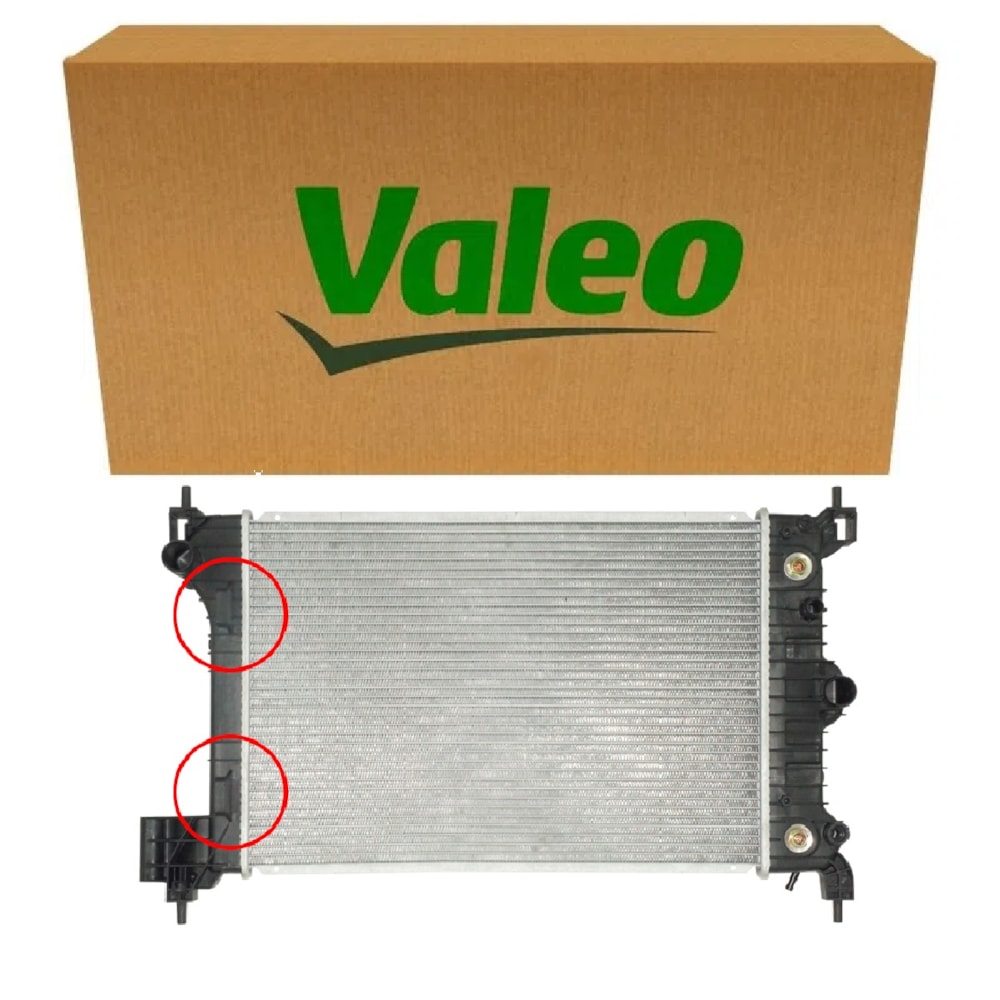RADIADOR GM CHEVROLET SONIC 1.6 16V 2012 EM DIANTE / TRACKER 1.8 16V 2014 EM DIANTE / AUTOMATICO COM AR - VALEO