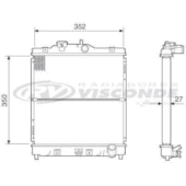 RADIADOR HONDA CIVIC 1.5 / 1.6 1992 A 2000 - VISCONDE/MODINE