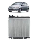 RADIADOR HONDA FIT 1.4/1.5 16V 2003 A 2008 AUTOMATICO OU MANUAL COM AR - DENSO RADIADOR HONDA FIT 1.4/1.5 16V 2003 A 2008 AUTOMATICO OU MANUAL COM AR - DENSO