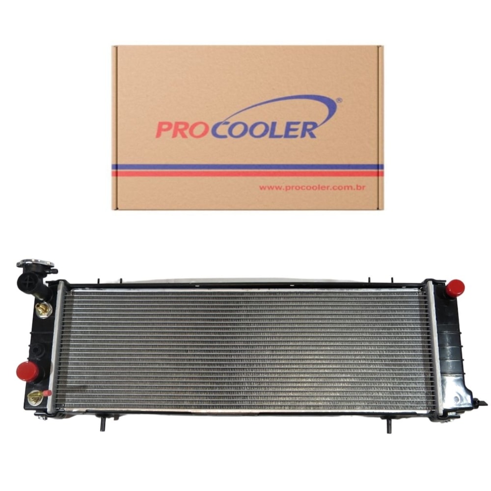 RADIADOR JEEP CHEROKEE SPORT 2.5 / 4.0 1991 A 2001 AUTOMATICO COM AR GASOLINA - PROCOOLER