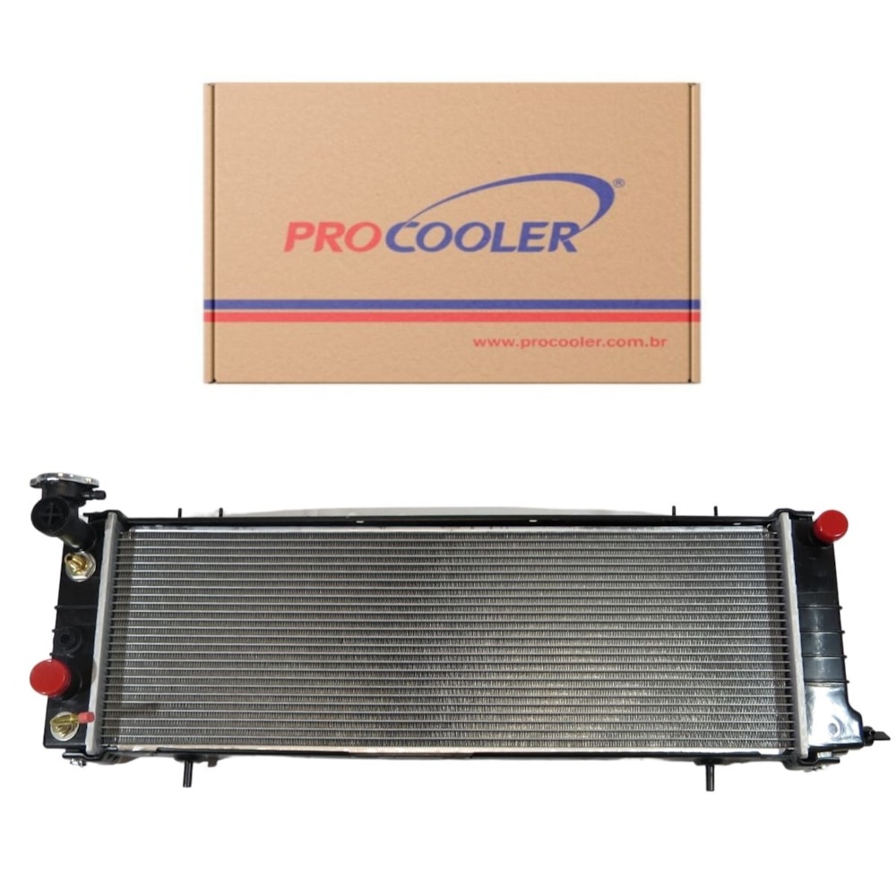 RADIADOR JEEP CHEROKEE SPORT 2.5 / 4.0 1991 A 2001 AUTOMATICO COM AR GASOLINA - PROCOOLER RADIADOR JEEP CHEROKEE SPORT 2.5 / 4.0 1991 A 2001 AUTOMATICO COM AR GASOLINA - PROCOOLER