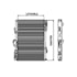 RADIADOR MERCEDES ATEGO 1725 / 1725 4X4 / 2425 6X2 / 1728 / 2428 OM926 2007 EM DIANTE COM OU SEM AR - VALEO