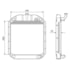 RADIADOR MERCEDES BENZ 1519 1973 A 1987 / 1819 1979 A 1984 / 2219 1978 A 1987 / 2220 1987 A 1991 - VISCONDE/MODINE