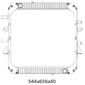 RADIADOR MERCEDES BENZ 710 1996 A 2005 / 914 1996 A 2004 - BEHR HELLA