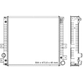 RADIADOR MERCEDES BENZ ACCELO 715C / 915C 2004 EM DIANTE 815 / 1016 / OM-924 - EURO V 2012 EM DIANTE - BEHR HELLA