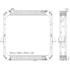 RADIADOR MERCEDES BENZ CAMINHAO L-1218 / L-1418 / L-1620 / LK-1620 INTERCOOLER 1997 A 2005 / ONIBUS OF-1721 1997 A 2004 - BEHR HELLA