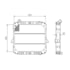 RADIADOR MERCEDES BENZ CAMINHAO L-1218 / L-1418 / L-1620 / LK-1620 INTERCOOLER 1997 A 2005 / ONIBUS OF-1721 1997 A 2004 - VISCONDE/MODINE