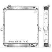 RADIADOR MERCEDES BENZ HPN L1620 2006 EM DIANTE MANUAL OM366 LA 211CV - BEHR HELLA