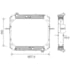 RADIADOR MERCEDES BENZ L 712 / 914C CARA CHATA COM LATERAL - VISCONDE/MODINE