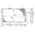 RADIADOR MERCEDES SERIE C W202 93 / 1999 / CLK W208 97 / 01 / SLK R170 1996 A 2003 AUTOMATICO - BEHR HELLA