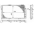 RADIADOR MERCEDES SERIE C W202 93 / 1999 / CLK W208 97 / 01 / SLK R170 1996 A 2003 AUTOMATICO - MAHLE