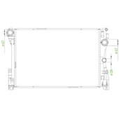 RADIADOR MERCEDES W204 C180 CGI / C200 2009 EM DIANTE - PROCOOLER