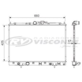 RADIADOR MITSUBISHI IO / TR4 AUTOMATICO COM AR 1.8 / 2.0 16V 4X4 / 4X2 1999 EM DIANTE - VISCONDE/MODINE