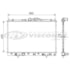 RADIADOR MITSUBISHI IO / TR4 AUTOMATICO COM AR 1.8 / 2.0 16V 4X4 / 4X2 1999 EM DIANTE - VISCONDE/MODINE