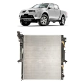 RADIADOR MITSUBISHI L200 TRITON 2007 EM DIANTE / PAJERO DAKAR 2008 EM DIANTE / AUTOMATICO COM AR - VALEO