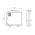 RADIADOR MWM D 225-3 / 4 / D-229-3 / 4 - VISCONDE/MODINE