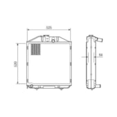 RADIADOR MWM D 225-6 / D 229-6 - VISCONDE/MODINE