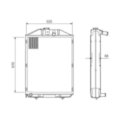 RADIADOR MWM D2296 TURBINADO 1950 A 2011 - VISCONDE/MODINE