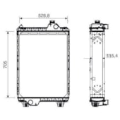 RADIADOR NEW HOLLAND TM 150 / 165 / 180 - VISCONDE/MODINE