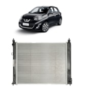 RADIADOR NISSAN MARCH / VERSA 1.0 / 1.6 16V 2011 A 2015 AUTOMATICO OU MANUAL - VALEO RADIADOR NISSAN MARCH / VERSA 1.0 / 1.6 16V 2011 A 2015 AUTOMATICO OU MANUAL - VALEO