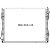 RADIADOR PARA SCANIA SERIE 5 P / K 2008 EM DIANTE COM LATERAL (CAMINHAO / ONIBUS) - BEHR HELLA