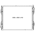 RADIADOR PARA SCANIA SERIE 5 P / K 2008 EM DIANTE COM LATERAL (CAMINHAO / ONIBUS) - BEHR HELLA