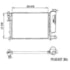 RADIADOR PEUGEOT 306 1.8/XR / 1.6/XT 1997 A 2004 MANUAL COM/SEM AR - VALEO