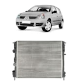 RADIADOR RENAULT CLIO II / LOGAN / SANDERO 1.0 16V / 1.6 8V / 16V 1999 EM DIANTE MANUAL COM AR - VALEO RADIADOR RENAULT CLIO II / LOGAN / SANDERO 1.0 16V / 1.6 8V / 16V 1999 EM DIANTE MANUAL COM AR - VALEO