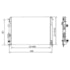 RADIADOR RENAULT MEGANE 1.6 / 2.0 16V 1995 A 2004 SCENIC 1.6 / 2.0 16V 95 / 08 MANUAL OU AUTOMATICO COM AR - VALEO