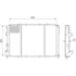 RADIADOR RENAULT MEGANE / SCENIC 1.6 16V / 2.0 16V 1995 A 1998 - VISCONDE/MODINE
