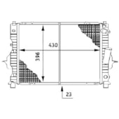 RADIADOR RENAULT TWINGO 1.2I COM AR 1993 EM DIANTE - BEHR