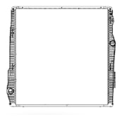 RADIADOR SCANIA SERIE 6 G360 / G400 / G440 / G480 MOTOR EURO V 2012 EM DIANTE COM LATERAL MODELO MEDIO - MAGNETI MARELLI