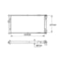 RADIADOR SEAT CORDOBA / IBIZA / INCA / VW VOLKSWAGEN POLO CLASSIC SEM AR 1.8 1997 A 1998 - VALEO