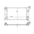 RADIADOR TOYOTA COROLLA / FIELDER 1.6 / 1.8 16V 2002 A 2008 AUTOMATICO COM OU SEM AR - VALEO