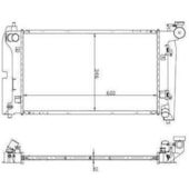 RADIADOR TOYOTA COROLLA / FIELDER 1.6 / 1.8 16V 2002 A 2008 AUTOMATICO COM OU SEM AR - VALEO
