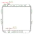 RADIADOR TOYOTA HILUX 2.4 / 2.8 DIESEL DLX 4X2 1993 A 2001 MANUAL COM OU SEM AR - PROCOOLER
