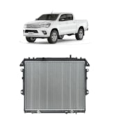 RADIADOR TOYOTA HILUX SRV / SW4 2005 EM DIANTE 3.0 TURBO DIESEL AUTOMATICO COM AR - DENSO RADIADOR TOYOTA HILUX SRV / SW4 2005 EM DIANTE 3.0 TURBO DIESEL AUTOMATICO COM AR - DENSO