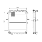 RADIADOR VW VOLKSWAGEN 16170 1989 A 1992 / 16180 1992 A 1998 / 16210 88 / 91 - VISCONDE/MODINE