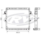 RADIADOR VW VOLKSWAGEN 8-150 CUMMINS ELETRÔNICO - VISCONDE/MODINE