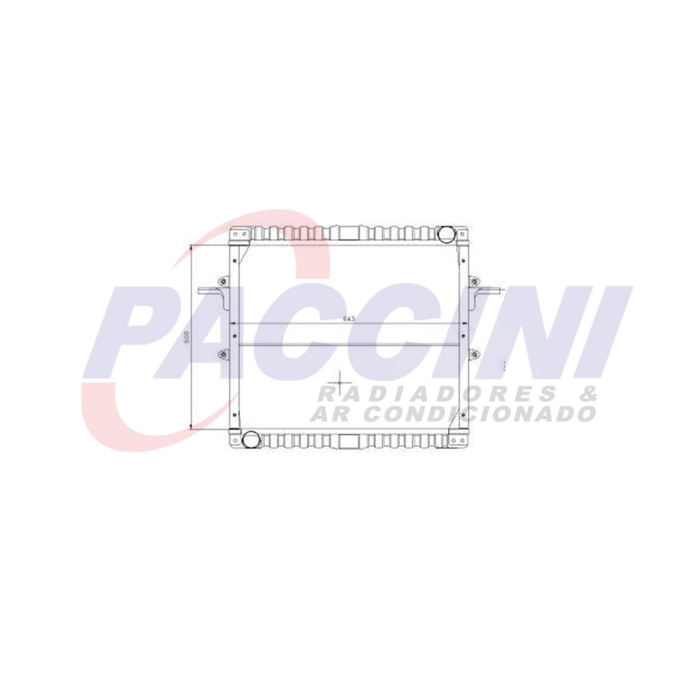 RADIADOR VW VOLKSWAGEN 8-150 - VISCONDE/MODINE