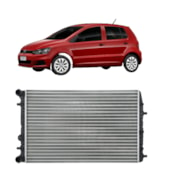 RADIADOR VW VOLKSWAGEN FOX 1.0 / 1.6 2002 A 2006 POLO COM AR (ENGATE RAPIDO) - VALEO